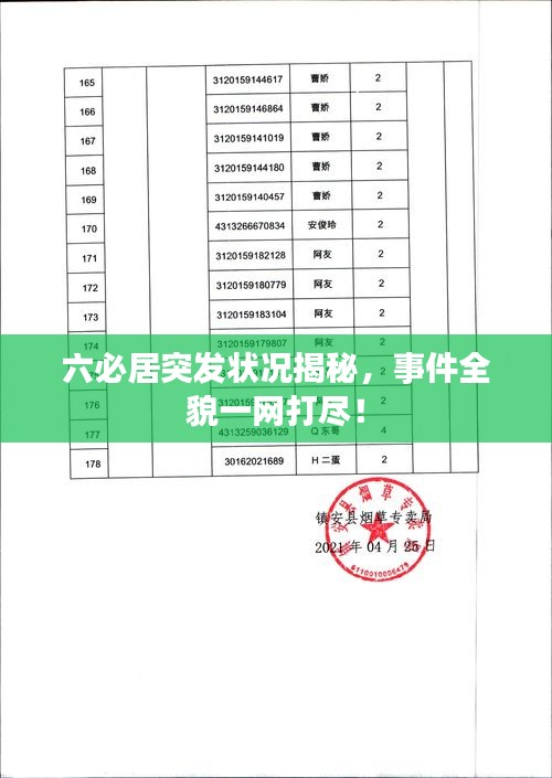 六必居突发状况揭秘，事件全貌一网打尽！