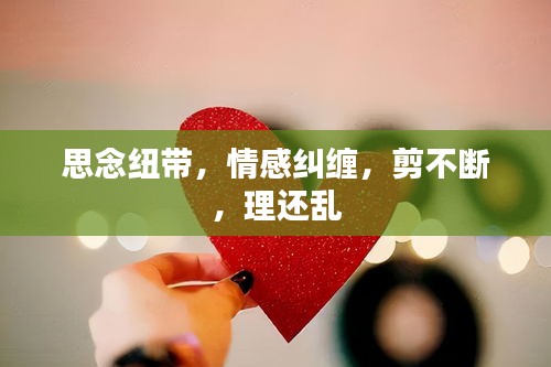 思念纽带，情感纠缠，剪不断，理还乱