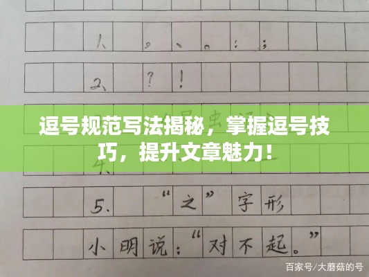 逗号规范写法揭秘，掌握逗号技巧，提升文章魅力！
