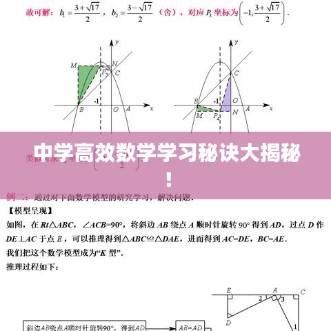 中学高效数学学习秘诀大揭秘！
